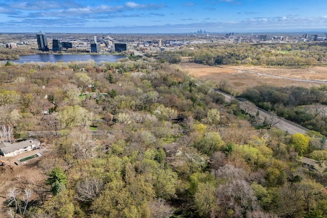 5411 Southwood Dr, Bloomington, MN 55437 - birds eye view of property featuring a water view