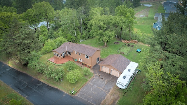 895 334th Ave NE, Cambridge, MN 55008 - aerial view of property's location with a heavily wooded area