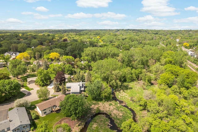 5410 Creek View Ln, Edina, MN 55439 - bird's eye view of a heavily wooded area