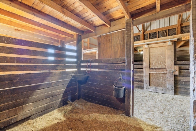 view of stable