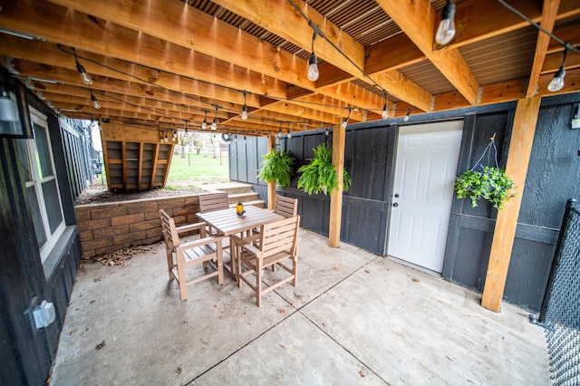 1474 Aldrich Ct, Faribault, MN 55021 - view of patio featuring outdoor dining space