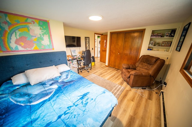 1474 Aldrich Ct, Faribault, MN 55021 - bedroom with a closet and light wood-style flooring