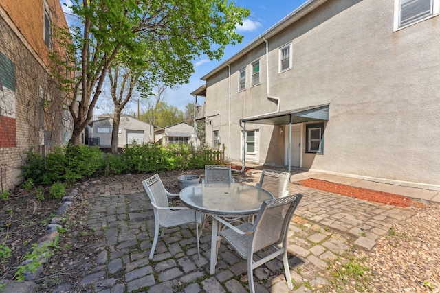 view of patio / terrace with outdoor dining area