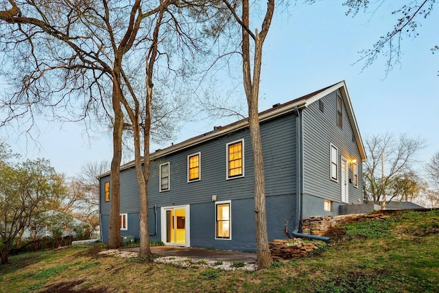 view of rear view of property