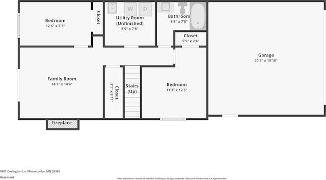 5881 Covington Ln, Minnetonka, MN 55345 - floor plan / room layout