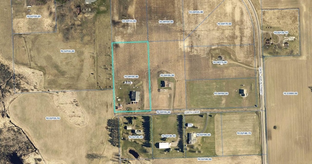 1950 228th Ln W, Mora, MN 55051 - map of property location with property parcel outlined