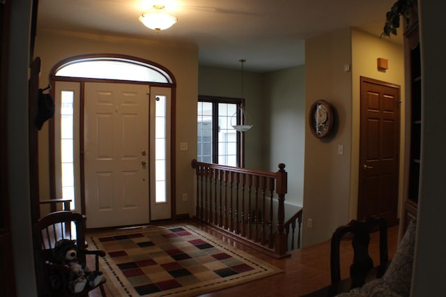 view of foyer entrance