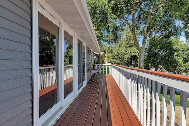 21008 654th Ave, Ellsworth Twp, MN 55355 - view of wooden deck