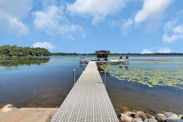 21008 654th Ave, Ellsworth Twp, MN 55355 - dock area featuring a water view