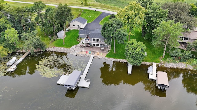 21008 654th Ave, Ellsworth Twp, MN 55355 - aerial view of property and surrounding area featuring a nearby body of water