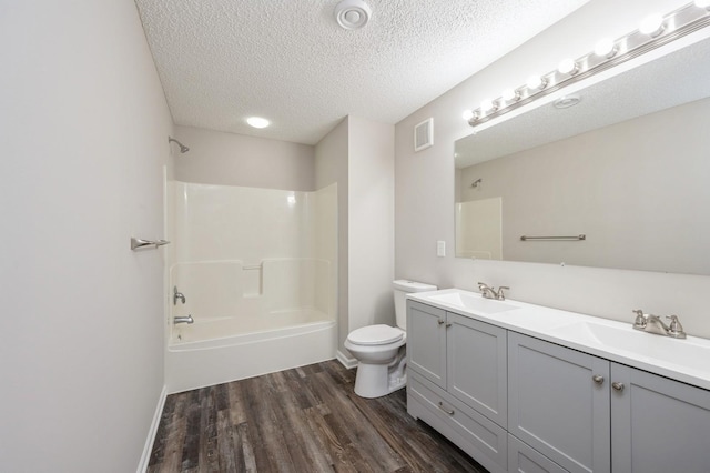 7615 Elm Grove Ave Unit 612, New Hope, MN 55428 - bathroom with wood finished floors, visible vents, a sink, and toilet