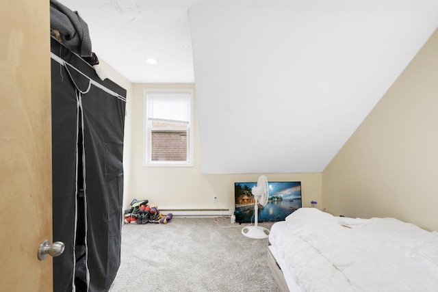 850 22nd Ave SE, Minneapolis, MN 55414 - carpeted bedroom with a baseboard heating unit