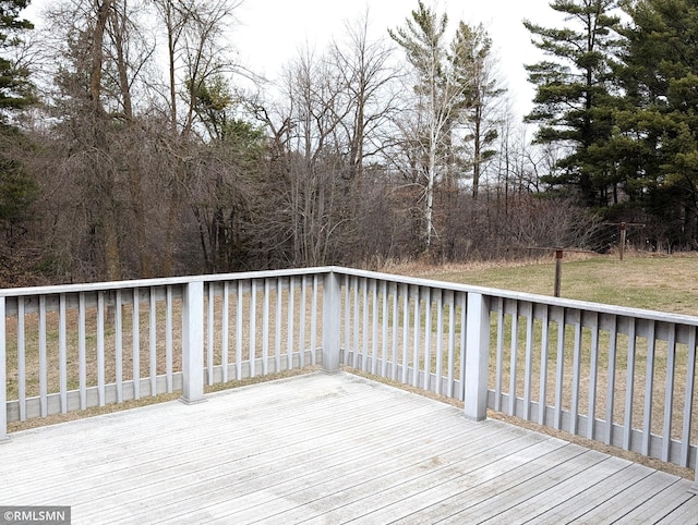 32255 County 21, Browerville, MN 56438 - wooden deck featuring a yard