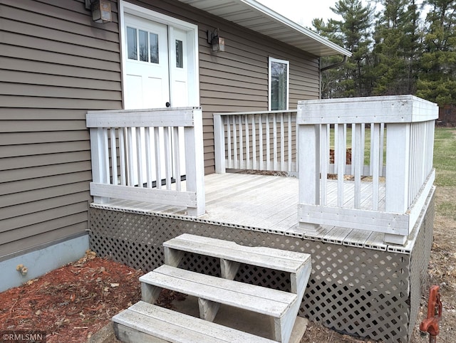 32255 County 21, Browerville, MN 56438 - view of deck
