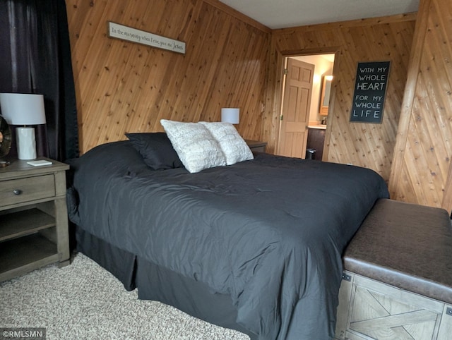 32255 County 21, Browerville, MN 56438 - bedroom with wooden walls
