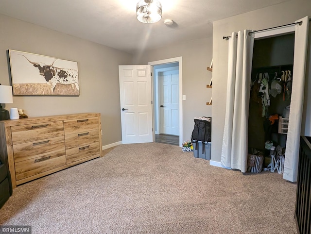 32255 County 21, Browerville, MN 56438 - carpeted bedroom featuring baseboards and a closet
