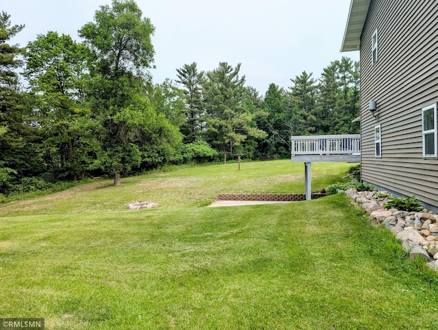32255 County 21, Browerville, MN 56438 - view of green lawn featuring a deck