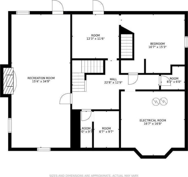 1647 26th St, Minneapolis, MN 55405 - floor plan