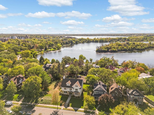 1647 26th St, Minneapolis, MN 55405 - aerial view of residential area featuring a large body of water