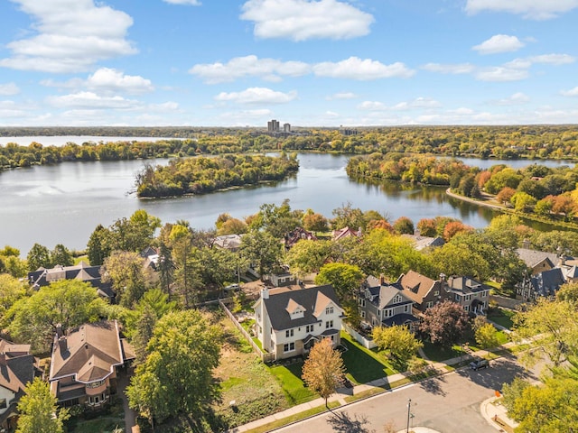 1647 26th St, Minneapolis, MN 55405 - aerial perspective of suburban area with a nearby body of water
