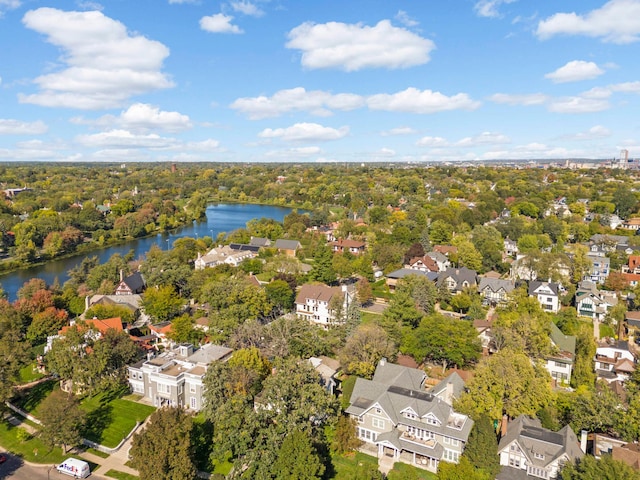 1647 26th St, Minneapolis, MN 55405 - aerial view of property and surrounding area with a nearby body of water and nearby suburban area