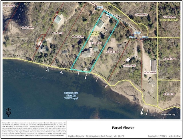 17999 Ivy Dr, Park Rapids, MN 56470 - map of property location