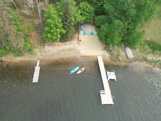 17999 Ivy Dr, Park Rapids, MN 56470 - view of parking featuring a dock