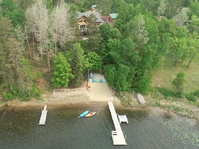 17999 Ivy Dr, Park Rapids, MN 56470 - aerial overview of property's location featuring a large body of water