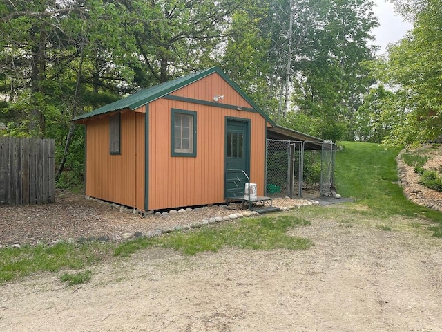 17999 Ivy Dr, Park Rapids, MN 56470 - view of outdoor structure with view of scattered trees
