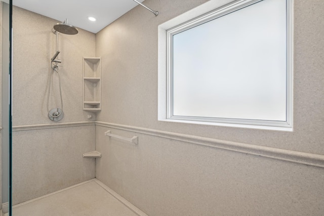 104 Birch Ave NW, Saint Michael, MN 55376 - bathroom with a shower, healthy amount of natural light, and recessed lighting