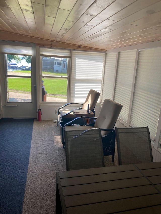 sunroom / solarium with plenty of natural light