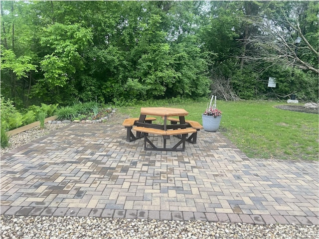 11560 Red Fox Dr, Maple Grove, MN 55369 - view of patio featuring outdoor dining space