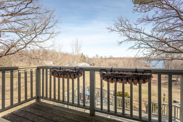 view of deck