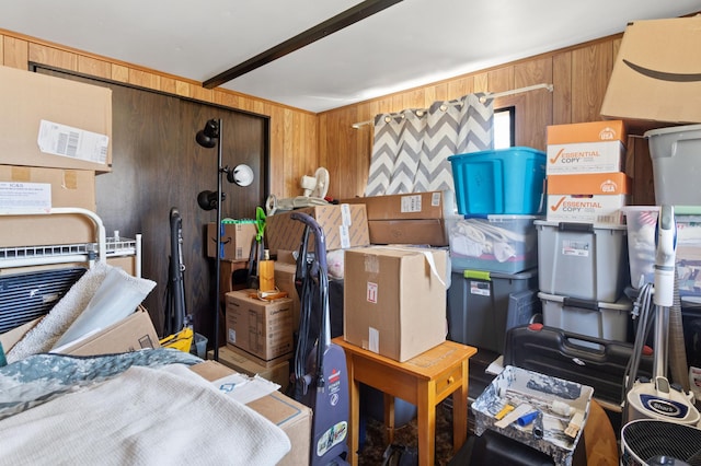 view of storage room