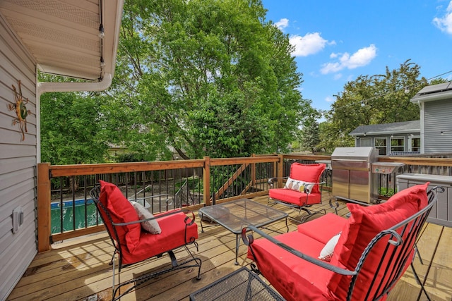 4545 Terraceview Ln N, Plymouth, MN 55446 - view of wooden deck