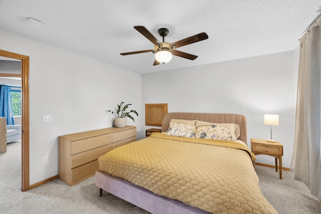 4032 Hollyhock Cir N, Brooklyn Park, MN 55443 - bedroom with light carpet and ceiling fan