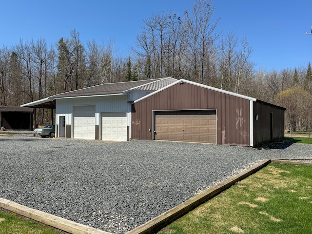 17783 Lookout Tower Rd NE, Hines, MN 56647 - view of detached garage