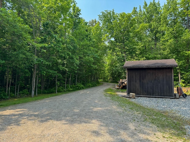 17783 Lookout Tower Rd NE, Hines, MN 56647 - view of dirt / gravel road featuring a view of trees