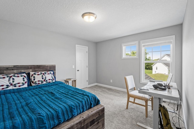 6674 Annabelle Ct, Corcoran, MN 55340 - bedroom with carpet floors, a textured ceiling, and baseboards