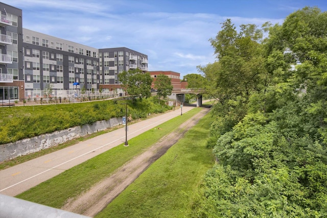 view of community
