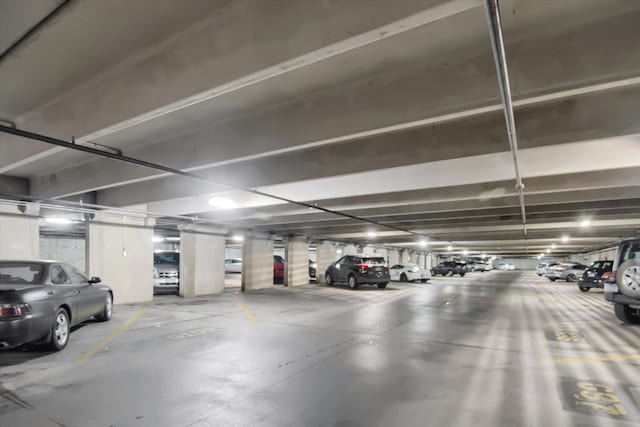view of parking deck