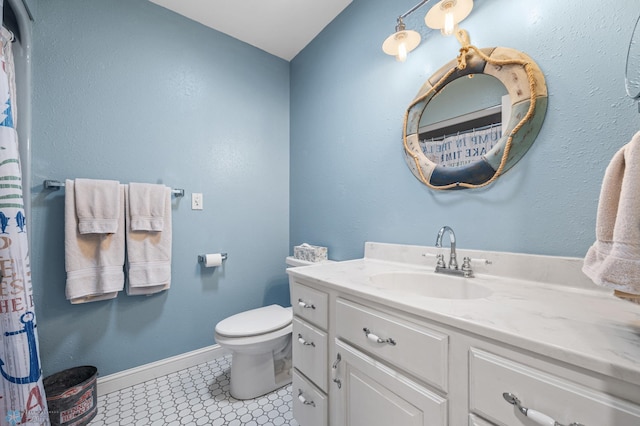 42871 Lida View Ln, Lida Twp, MN 56587 - full bath with vanity and tile patterned floors