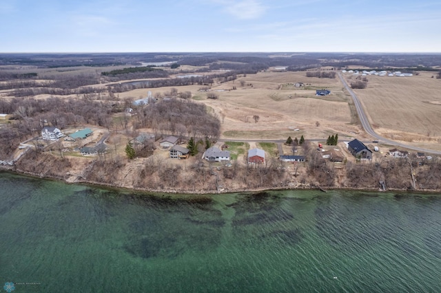 42871 Lida View Ln, Lida Twp, MN 56587 - aerial view of property and surrounding area featuring a large body of water and rural landscape