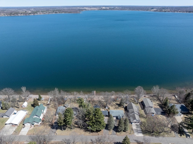 1011 Burgs Park Dr, Shell Lake, WI 54871 - bird's eye view featuring a water view