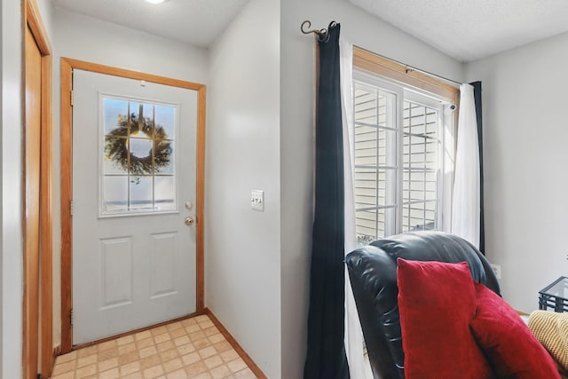 8397 Corcoran Cir Unit 26, Inver Grove Heights, MN 55076 - foyer entrance with plenty of natural light, light floors, and baseboards