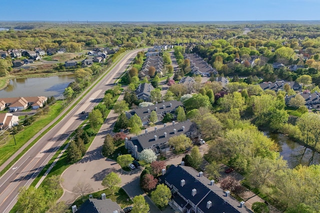 8397 Corcoran Cir Unit 26, Inver Grove Heights, MN 55076 - aerial view of property's location featuring a nearby body of water and nearby suburban area