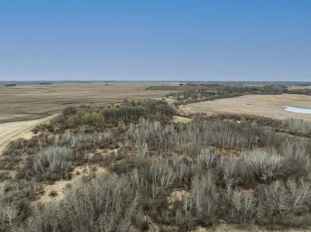 exterior space with a rural view