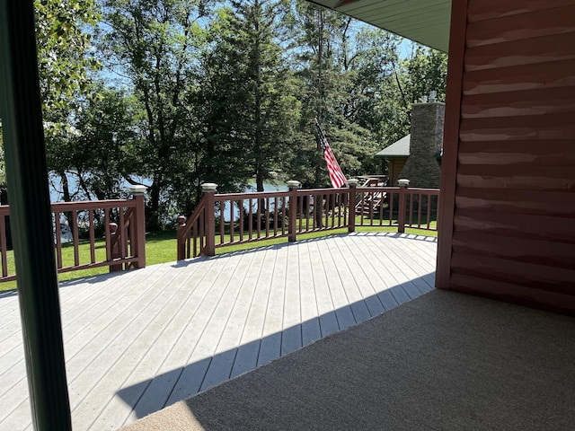 310 Highcroft Dr, Windom, MN 56101 - view of wooden deck