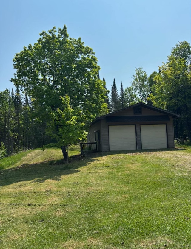 41820 Bald Eagle Dr, Marcell Twp, MN 56628 - view of detached garage