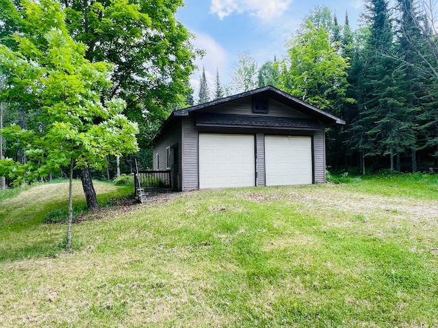 41820 Bald Eagle Dr, Marcell Twp, MN 56628 - view of detached garage